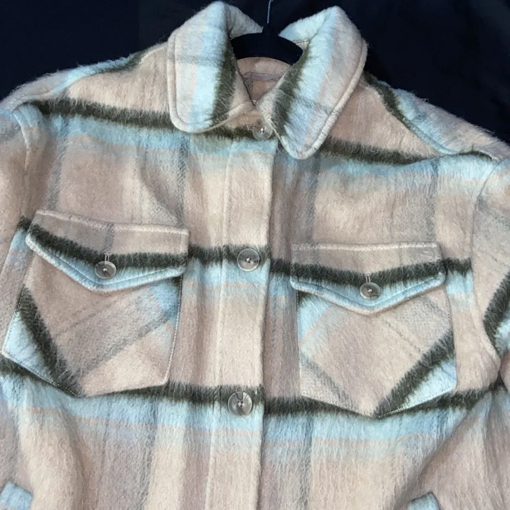 Free people Vienna brushed wool shirt jacket - Picture 7 of 10